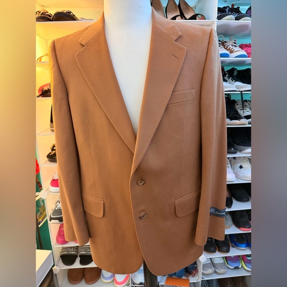Vintage Burberry Men’s Cashmere Jacket size 42 Regular